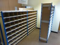 5x assorted pidgeon hole racks