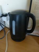 Upright fridge-freezer, 700 W microwave oven, jug kettle and toaster - 3