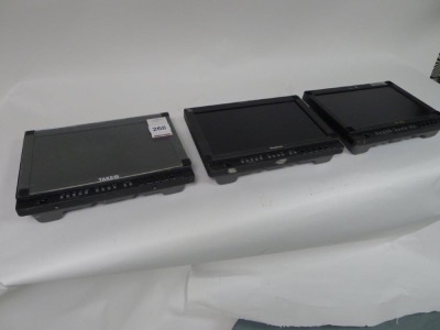 3 Panasonic BT-LH1700W 17inch Professional Video Monitors