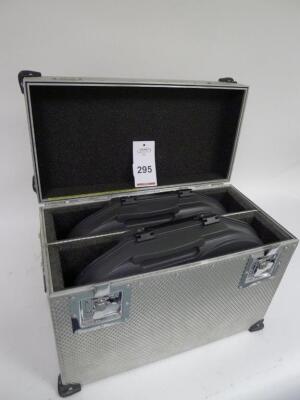2 Arri Arrimag 300E 1000 Ft Magazine Cases with Flight Case