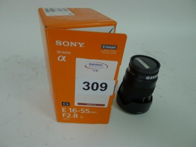 Sony SEL1655G Standard Zoom Lens
