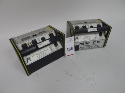 2 Cine Power Mega D 15 NIMH Batteries with Charger