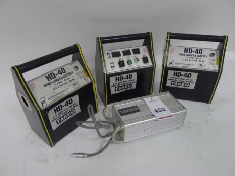 3 Cine Power HD-40 14.4-28.8 Volt Heavy Duty NiMH HD Camera Batteries with Charger