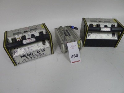 2 Cine Power Mega D 15 NIMH Batteries with Charger