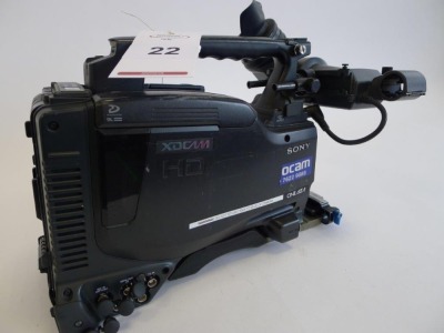 Sony PDW-F800 Professional Disc Camcorder, Serial No. 10703, 3856 Hours - 2