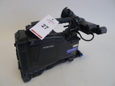 Sony PDW-F800 Professional Disc Camcorder, Serial No. 60249, 4355 Hours - 2
