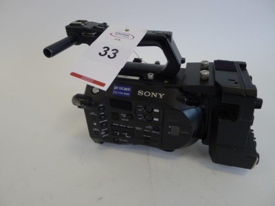 Sony PXW-FS7 Solid State Memory Camcorder Body with Sony XDCA-FS7 Extension Unit, Serial No. 36873, 2429 Hours