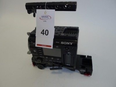 Sony PMW F55 Solid State Memory Camcorder Body, Serial No. 100198, 3957 Hours