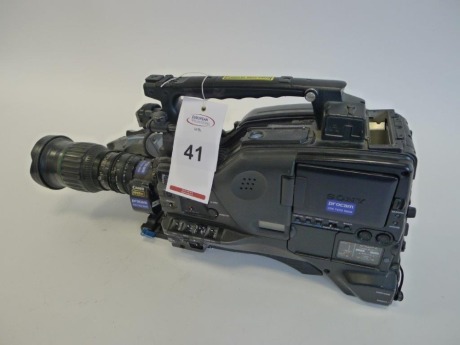 Sony PDW-F800 Professional Disc Camcorder with Canon HJ11EX 4.7B 4.7-52mm Zoom Lens, Serial No. 60226, 3189 Hours