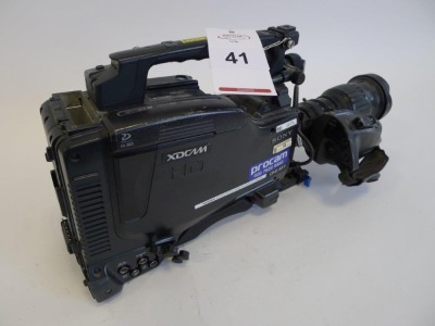 Sony PDW-F800 Professional Disc Camcorder with Canon HJ11EX 4.7B 4.7-52mm Zoom Lens, Serial No. 60226, 3189 Hours - 2