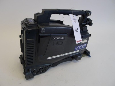 Sony PDW-F800 Professional Disc Camcorder, Serial No. 60307, 2388 Hours - 2