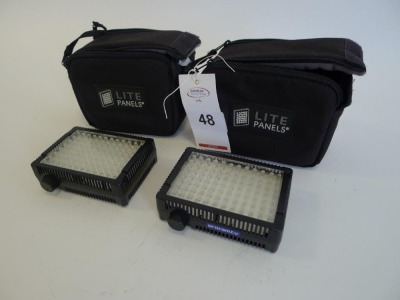 2 Litepanels Micro-Pro LED Camera Lights