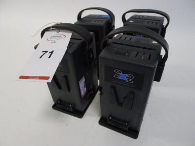 4 Hawk Woods VL-2X2P V-Lock Dual Battery Chargers