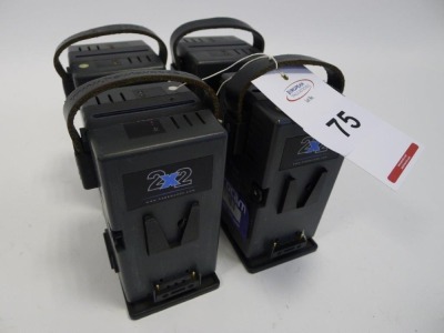 4 Hawk Woods VL-2X2P V-Lock Dual Battery Chargers