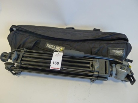 Miller Tripod with DS20 Head with Soft Carry Bag