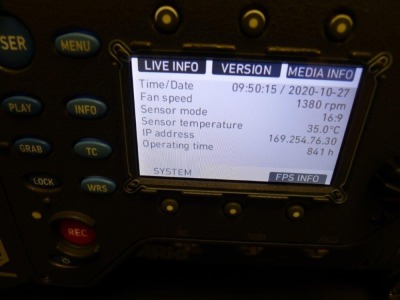 Arri Alexa SXT Plus Camera Body, Serial No. 8655, 841 Hours - 3