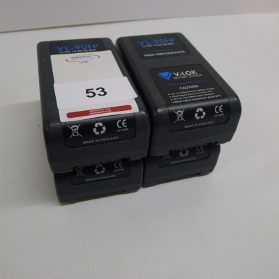 4 Hawk Woods VL-90HP Lithium Ion Batteries