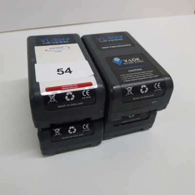 4 Hawk Woods VL-90HP Lithium Ion Batteries