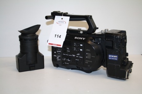 Sony PXW-FS7 Solid State Memory Camcorder Body with Sony XDCA-FS7 Extension Unit and View Finder